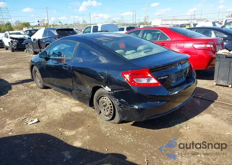 2012 Honda Civic Lx из США, поврежденный, VIN 2HGFG3B57CH533688